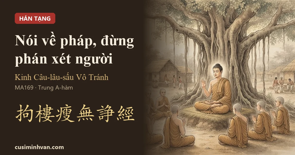 MA169 - Kinh Câu-lâu-sấu Vô Tránh (Trung A-hàm 169, tương đương MN139)