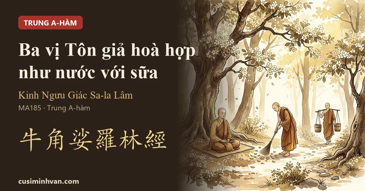 MA185 — Kinh Ngưu Giác Sa-la Lâm (Trung A-hàm 185, tương đương MN31)