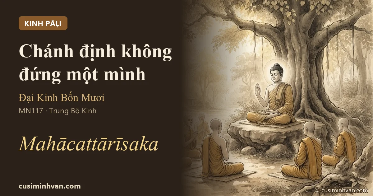 MN117 - Đại Kinh Bốn Mươi (Mahācattārīsaka Sutta)