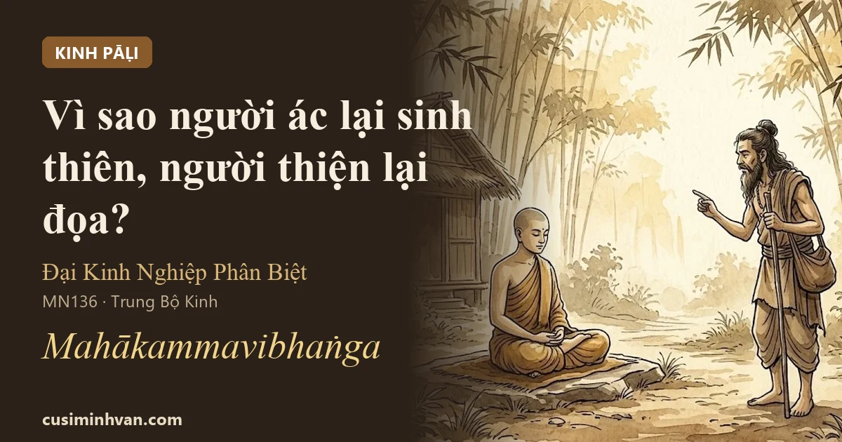 MN136 - Đại Kinh Nghiệp Phân Biệt (Mahākammavibhaṅga Sutta)