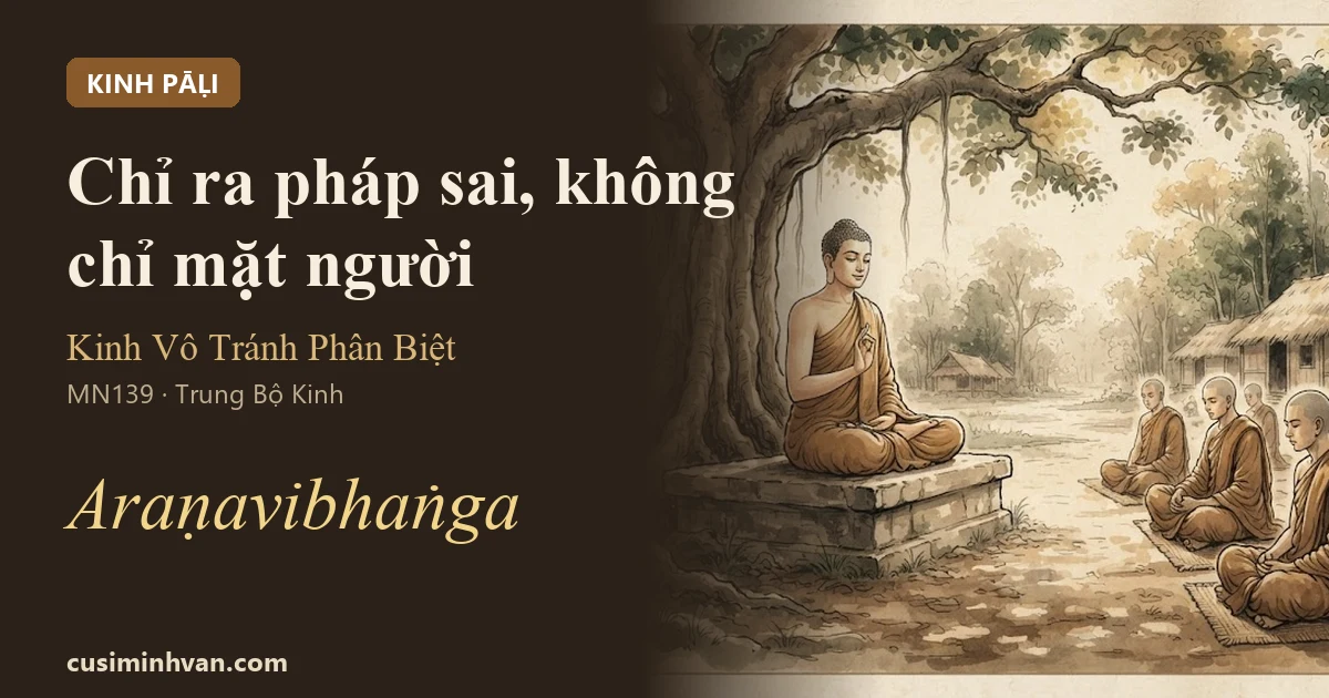 MN139 - Kinh Vô Tránh Phân Biệt (Araṇavibhaṅga Sutta)
