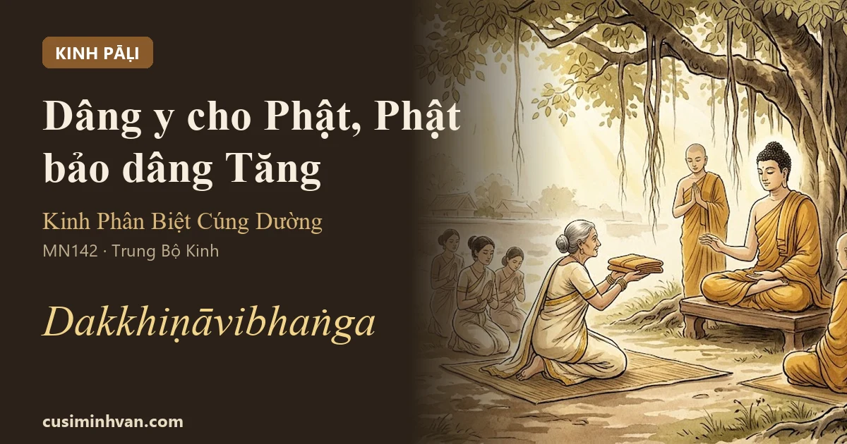 MN142 - Kinh Phân Biệt Cúng Dường (Dakkhiṇāvibhaṅga Sutta)