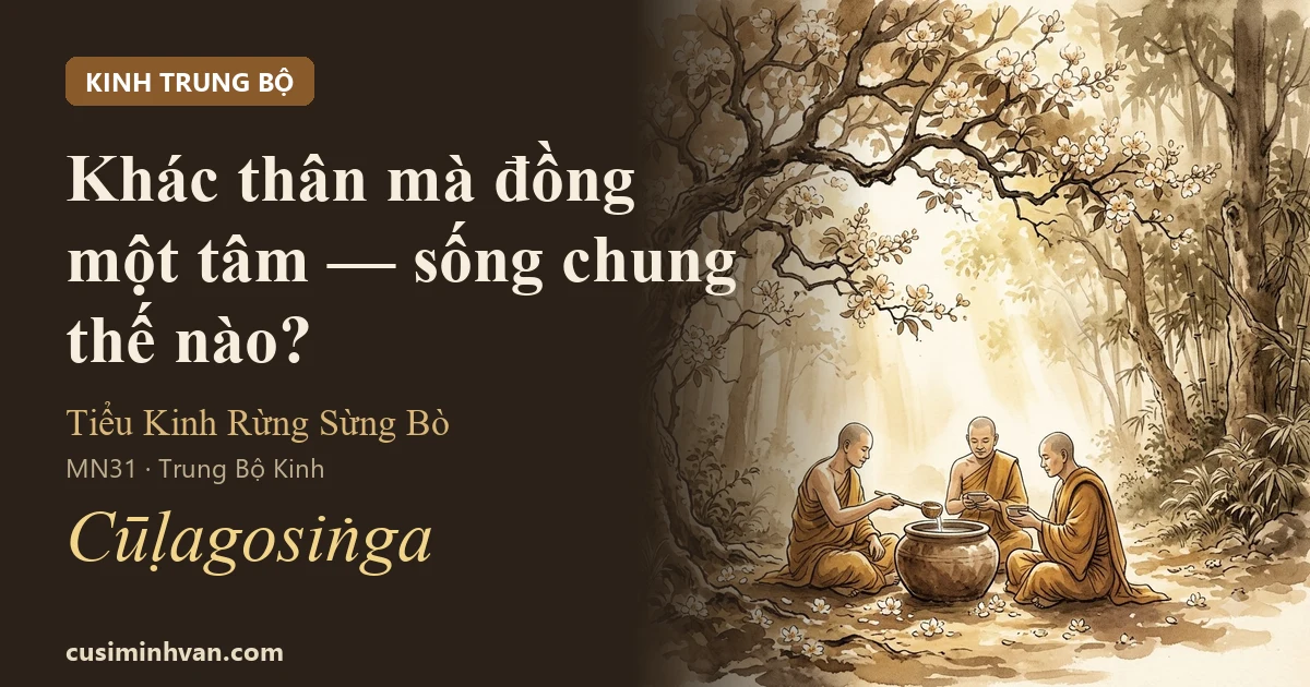 MN31 — Tiểu Kinh Rừng Sừng Bò (Cūḷagosiṅga Sutta)