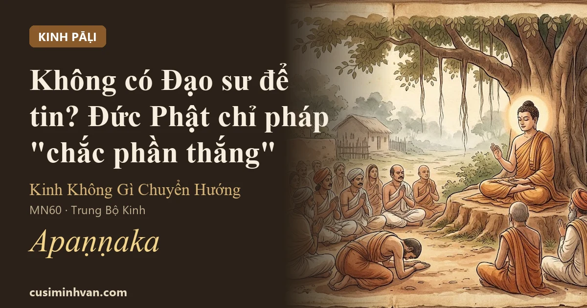 MN60 - Kinh Không Gì Chuyển Hướng (Apaṇṇaka Sutta)